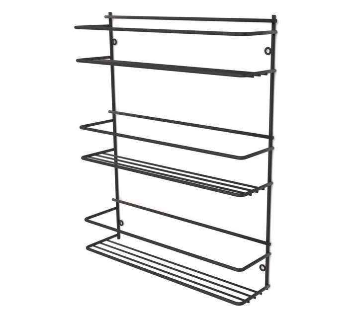 Home and Kitchen 771 Spice Rack - Black