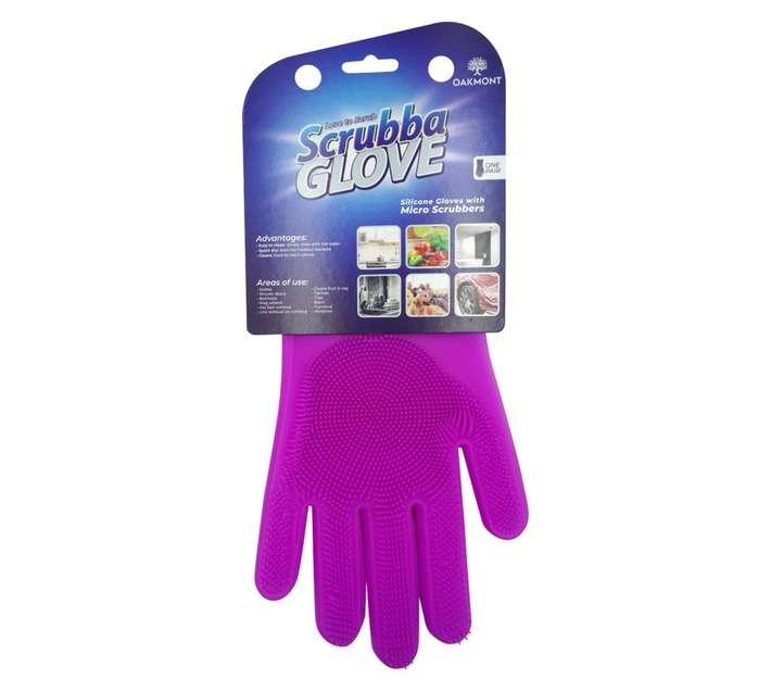 Oakmount Scrubba Cleaning Gloves - Yellow