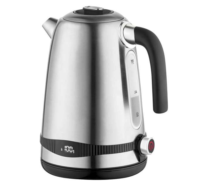 Goldair GDSK-8702 Digital Cordless Kettle - Silver/Black (1.7L)