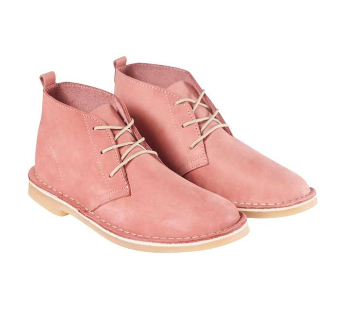 Bata Ladies Nubuck Safari Shoe - Pink (Size 4)