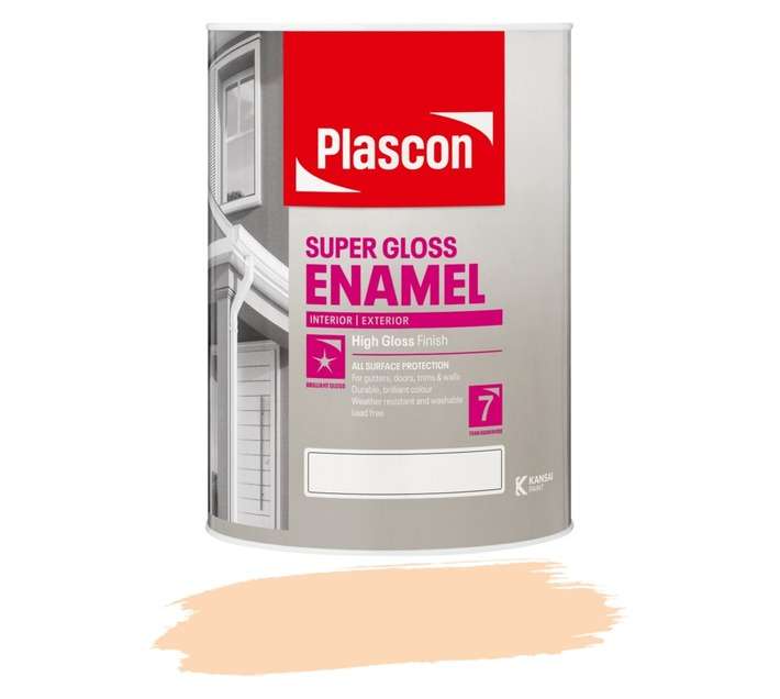 Plascon Super Universal Enamel Doors and Trims - Cream (5L)