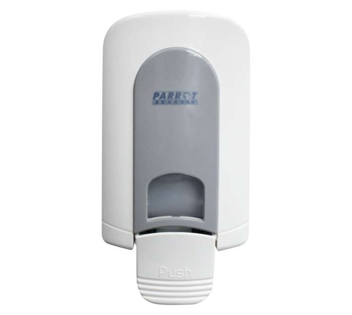 Parrot Janitorial Spray Wall Mounted Manual Soap Dispenser - White/Grey (0.5L)