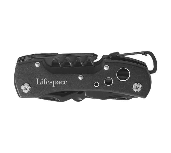 Lifespace Camping and Fishing Multi-Tool - Black (90 x 18 x 4mm)
