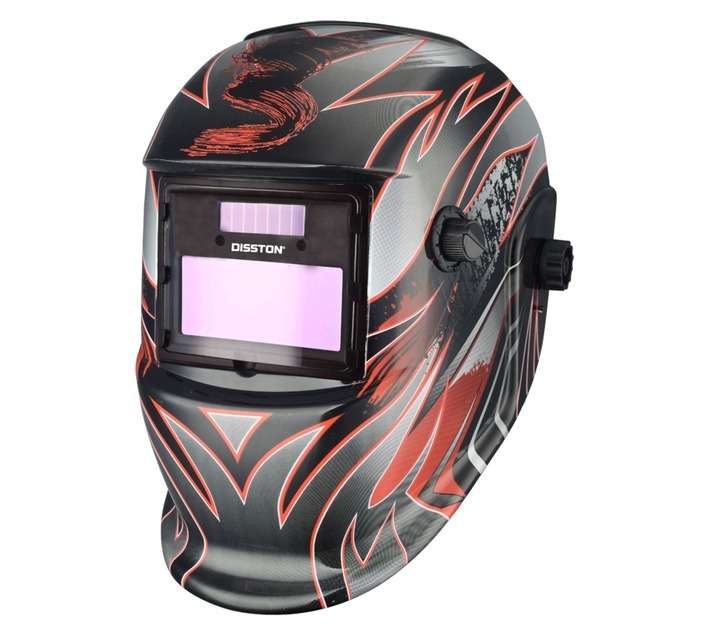 Disston MEGA-400S AD Helmet with Flame Decal