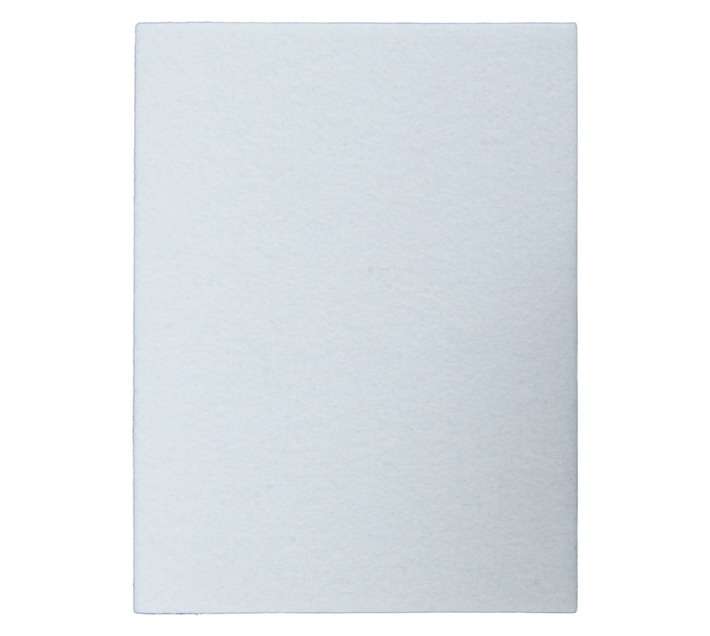 Perma Rectangle Felt Pad - White (150 x 115 x 2.5mm)