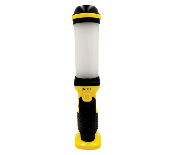 Litepro LP017 Rechargeable Multi-Function Work and Emergency Light - Yellow/Black (15W)