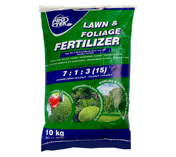 Protek Lawn and Foliage Fertiliser (10kg)