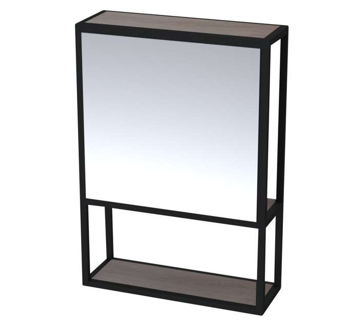 Lusso Lesedi Mirror Cabinet - Oak