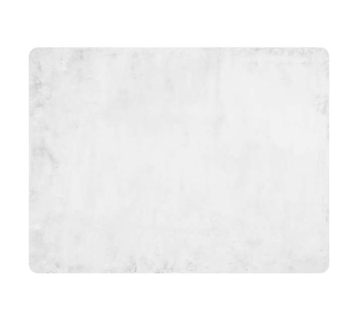 Stefano and Co Sonya Faux Fur Mat - White (1500 x 820mm)