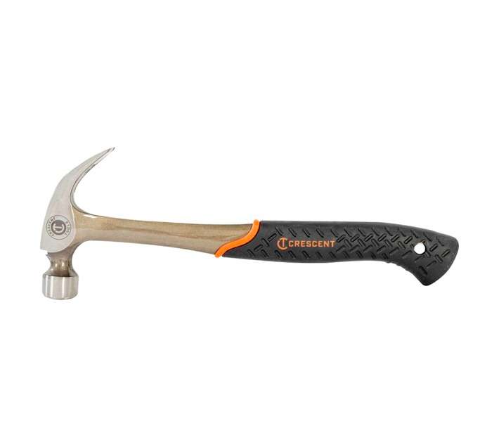 Plumb Claw Hammer with Magnetic Nail Starter - Black/Silver