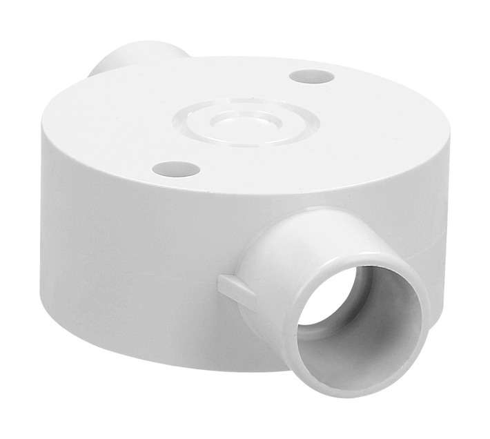 PVC Round Box 2 Way 20mm