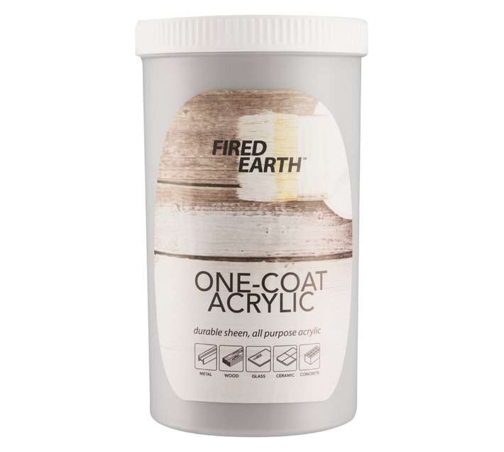 Fired Earth One Coat - Steel (1L)