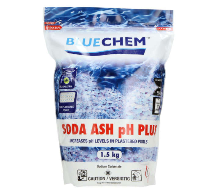 Bluechem Soda Ash Ph Plus - Blue and White (1.5kg)