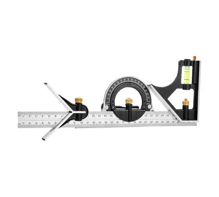 Grip GS7651 Square Ruler Combi Set (300mm)