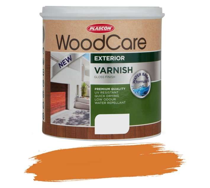Plascon WoodCare Sunproof Varnish Gloss - Light Oak (1L)
