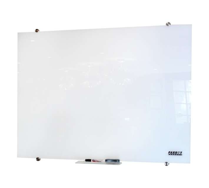 Parrot Products BD1761 Magnetic Glass Whiteboard (1500 x 1200mm)