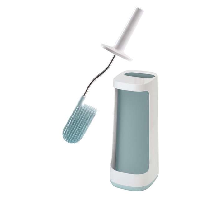 Joseph Joseph FlexPlus Smart Toilet Brush and Holder - Blue (130 x 149 x 457mm)