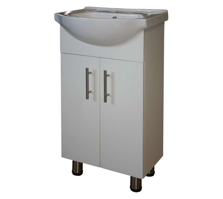Denver 450 Tiffany Vanity 2 Door Cabinet - White