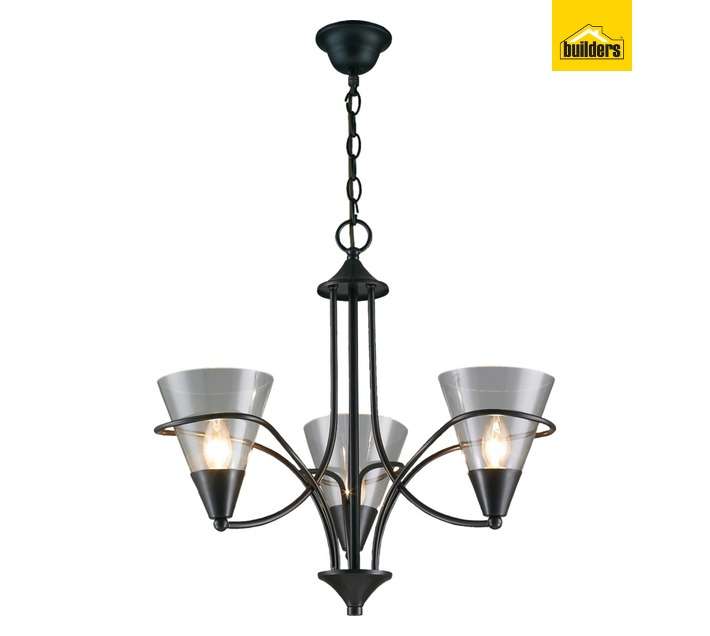 Radiant Chandelier - Black (540mm)