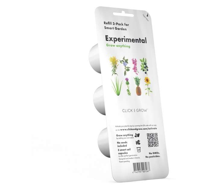 Click and Grow 3 x Experimental Plant Pods