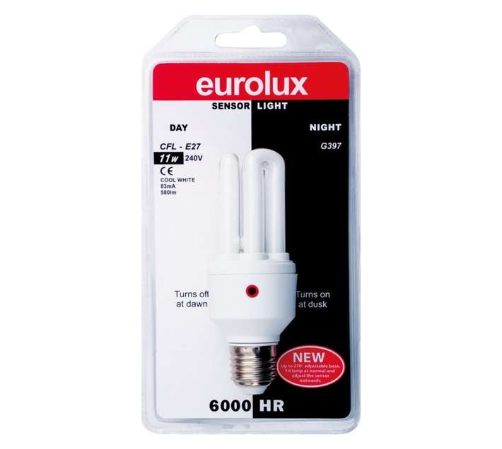 Eurolux G397 E27 3U Compact Fluorescent - Cool White (11w)