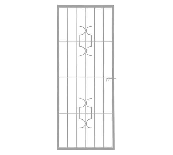 Xpanda Security Gate Homestyle Shootbolt - White (770 x 1950mm)