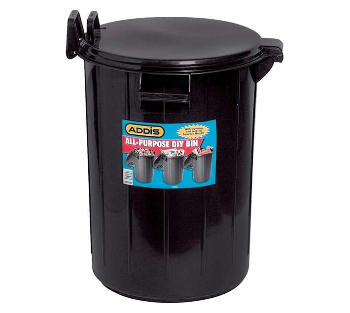 Addis All Purpose Bin - Black (55L)