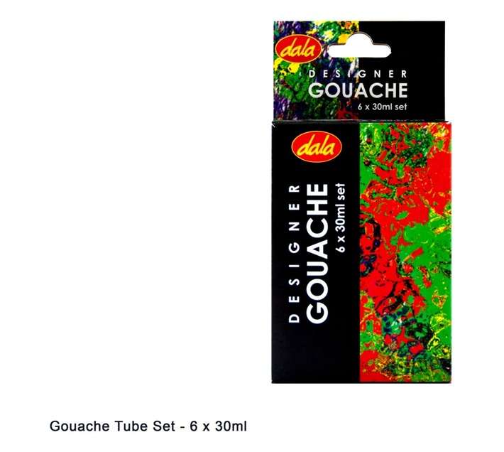 Dala 6 Piece Gouache Paint Kit (30ml)