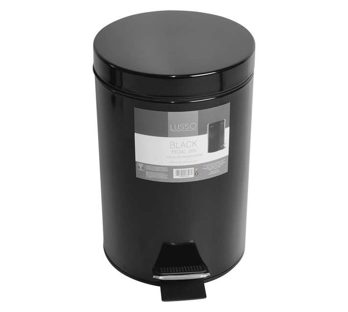 Lusso Metal Bin - Black (3L)