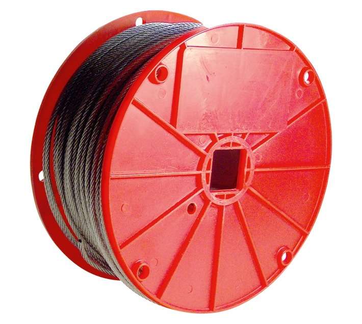 Krafft CH-WIRE4 Uncoated Wire Rope - Silver (4000mm) (Per Meter)