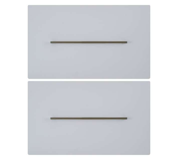 Lusso Mix and Match Wall Mount Drawer - Matt White (2 Pack)
