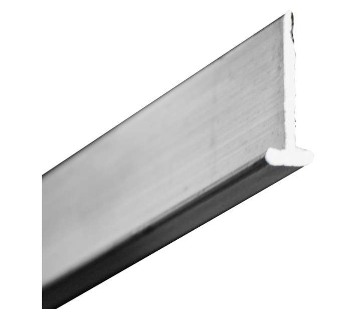 Salbev T Section Edge Trim - Silver (2500 x 12mm)