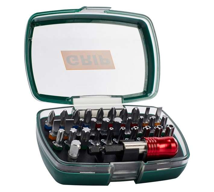 Grip Colour Screwdriver Bit Set (32 Piece)