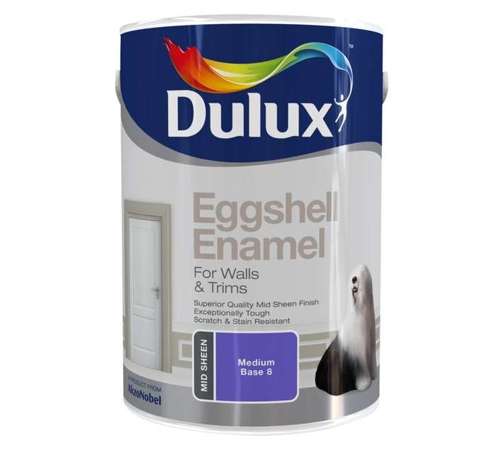 Dulux Eggshell Enamel Medium Base 8 (5L)