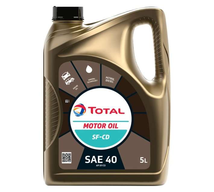 Total SF SAE40 3B Motor Oil (5L)