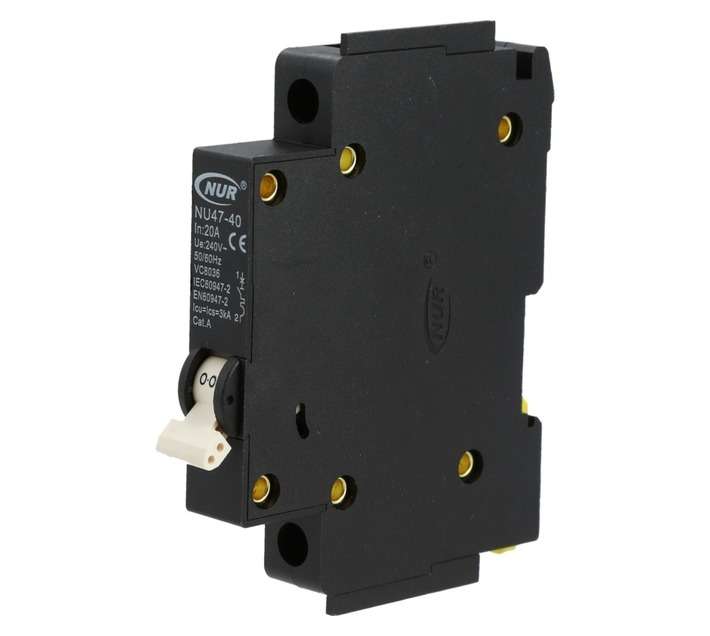 NUR Single Pole 3ka 20amp Mini Circuit Breaker