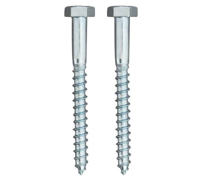 Eureka 1CE80U 10 x 100mm Coach Screw Galvanised (2 Pack)