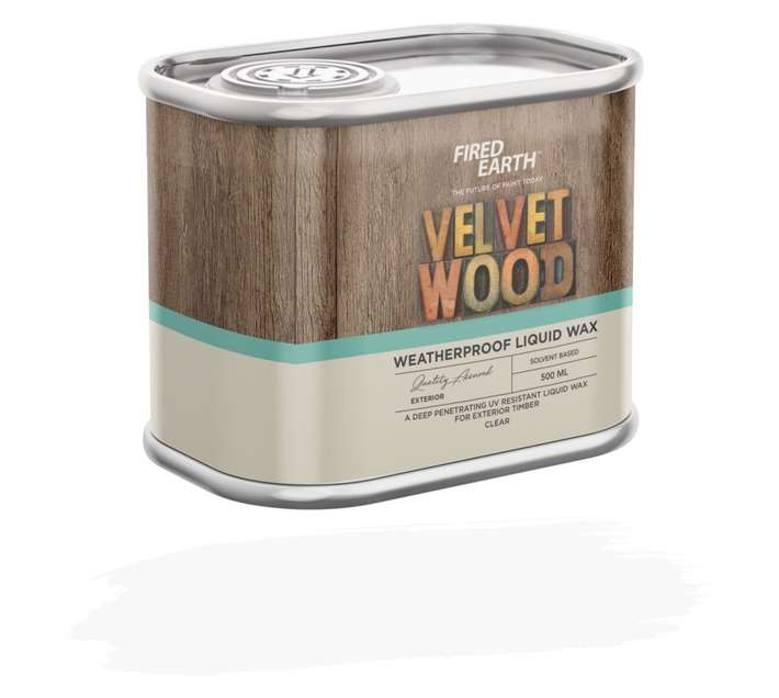 Fired Earth Velvet Wood Weatherproof Liquid Wax - Clear (500ml)