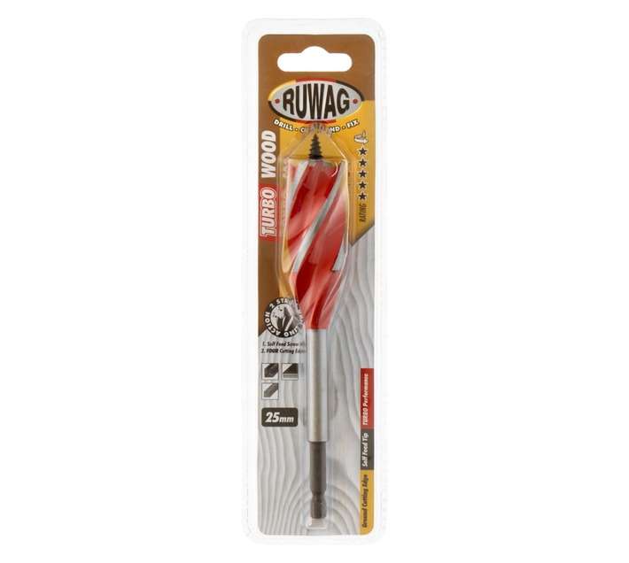Ruwag 25mm Turbo Wood Drill Bit