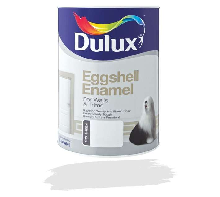 Dulux Eggshell Enamel - White (5L)