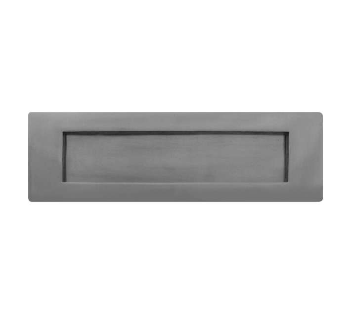 Euro Brass Letter Plate - Aluminium (250mm)