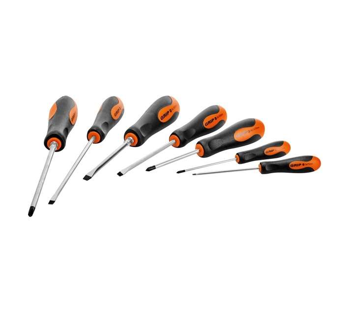 Grip 7 piece Professional Screwdriver Set