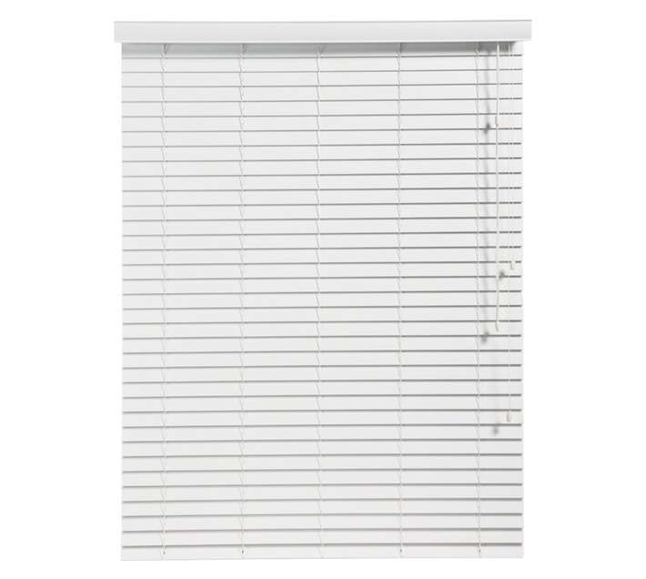 Design House BW880610 Venetian Fauxwood Blind - White (600 x 1000mm)