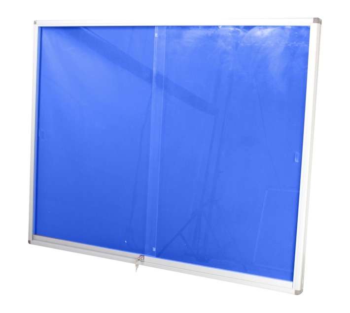 Parrot Products BD3860D Display Case Pin Board - Royal Blue (1500 x 1200mm)