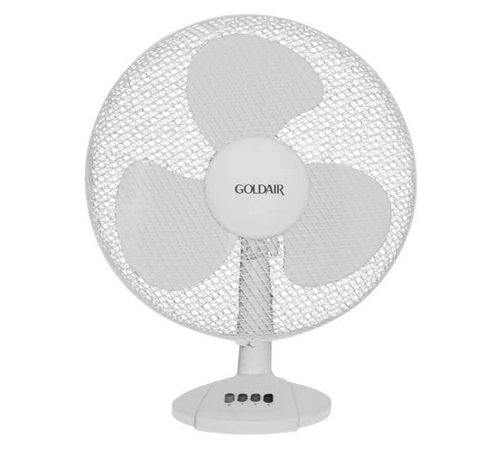 Goldair GDF12Y Oscillating Desk Fan (300mm)