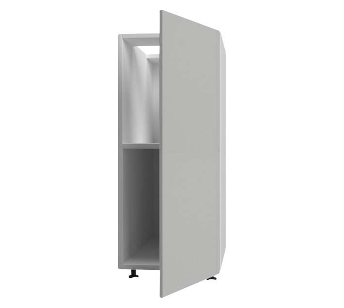 Home and Kitchen Base Unit Melamine Cabinet - Stone Grey (300mm)