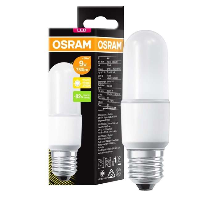 Osram LED Stick Globe - Warm White (9W)