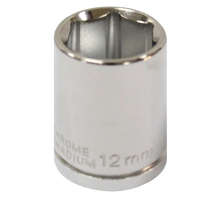 Mastercraft Â¼" Drive 6 Point Socket (12mm)