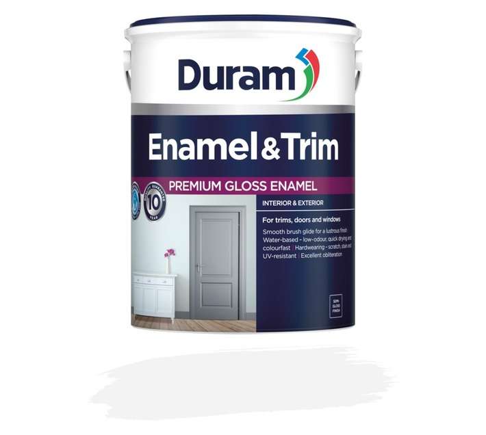 DURAM ENAMEL & TRIM 5LT WHT