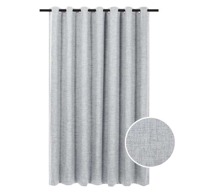 Design House Textured Blockout Eyelet Curtain (2300 x 2230mm)